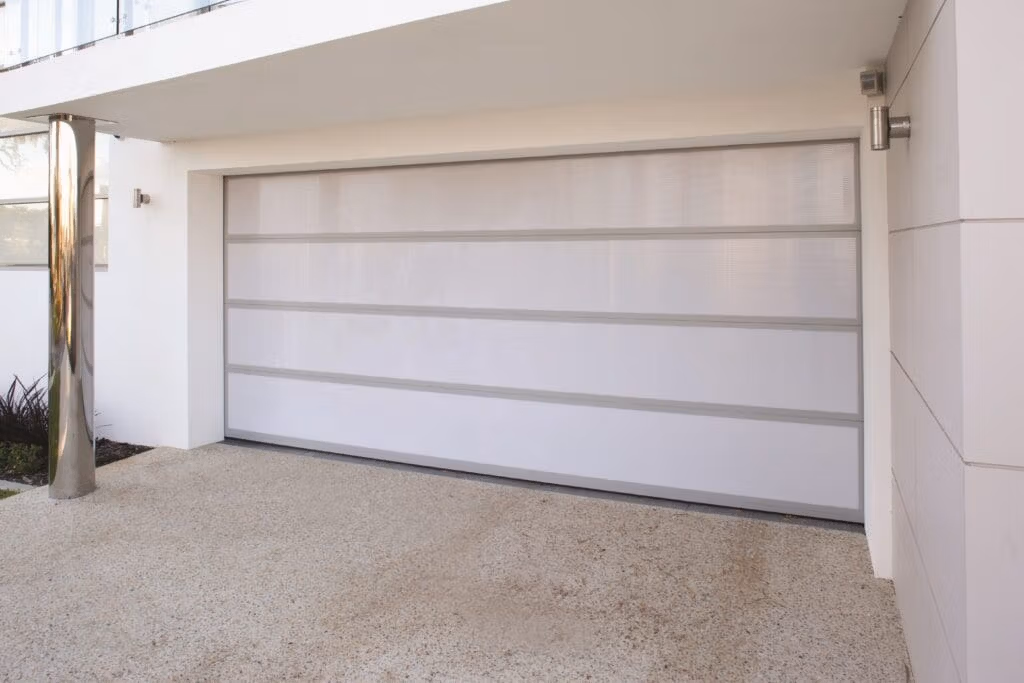 Danmar Aluminium Twinlite Gliderol Danmar Twinlite garage door made with strong twin-wall polycarbonate material. - Gliderol