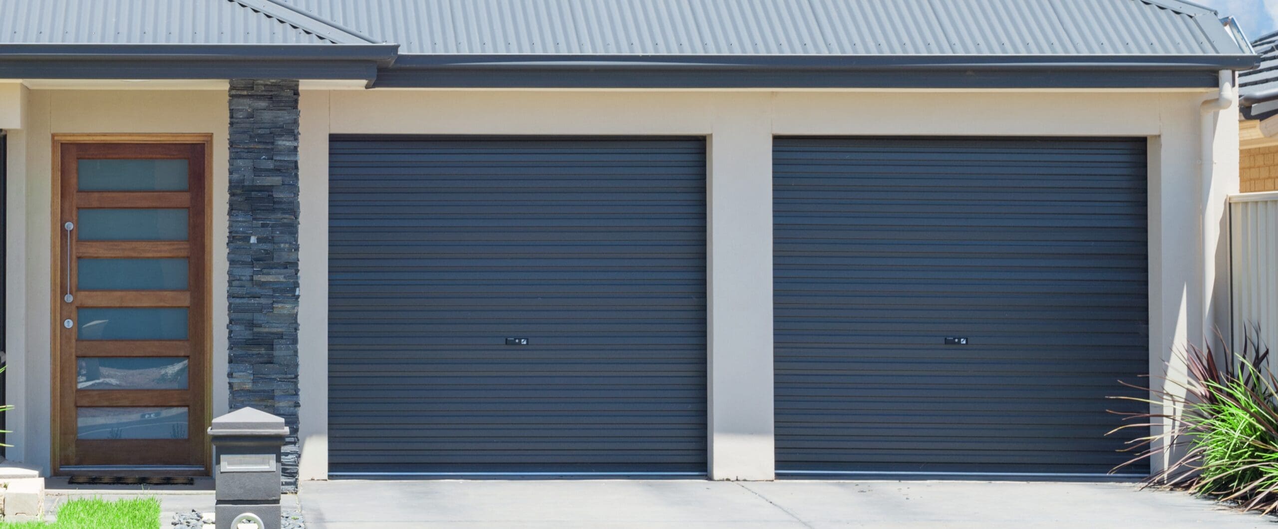 Example of the Gliderol range of garage door openers for roller doors - Gliderol